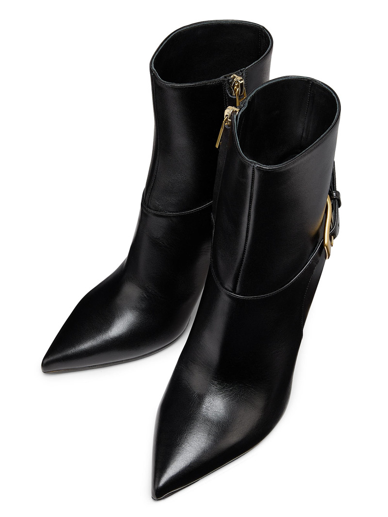 Women's Anthem 95MM Leather Ankle Boots - Black 4