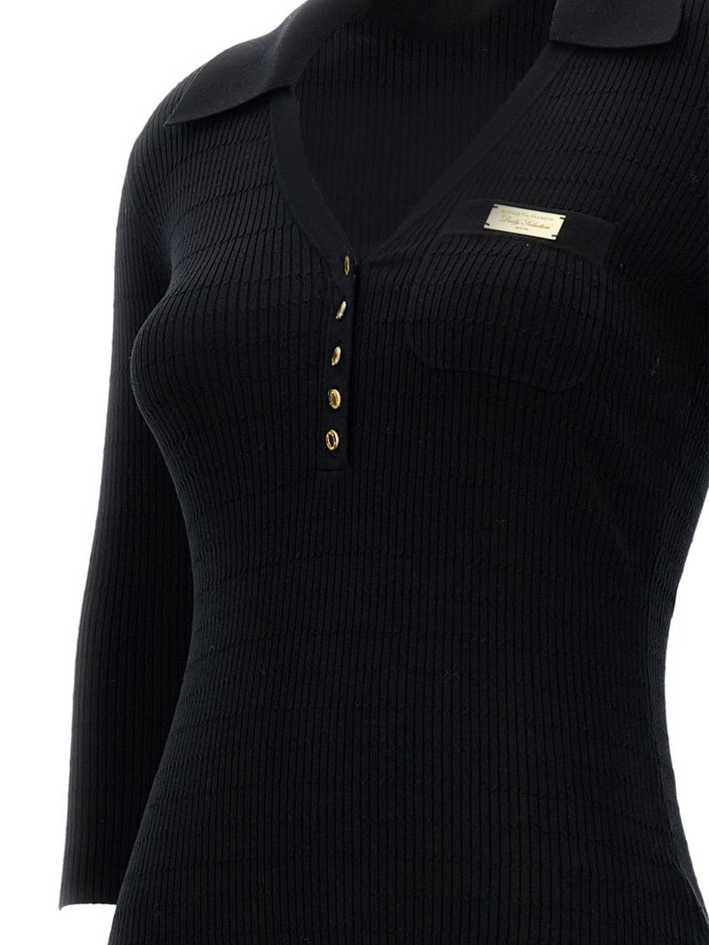 V-neck ribbed sweater 3