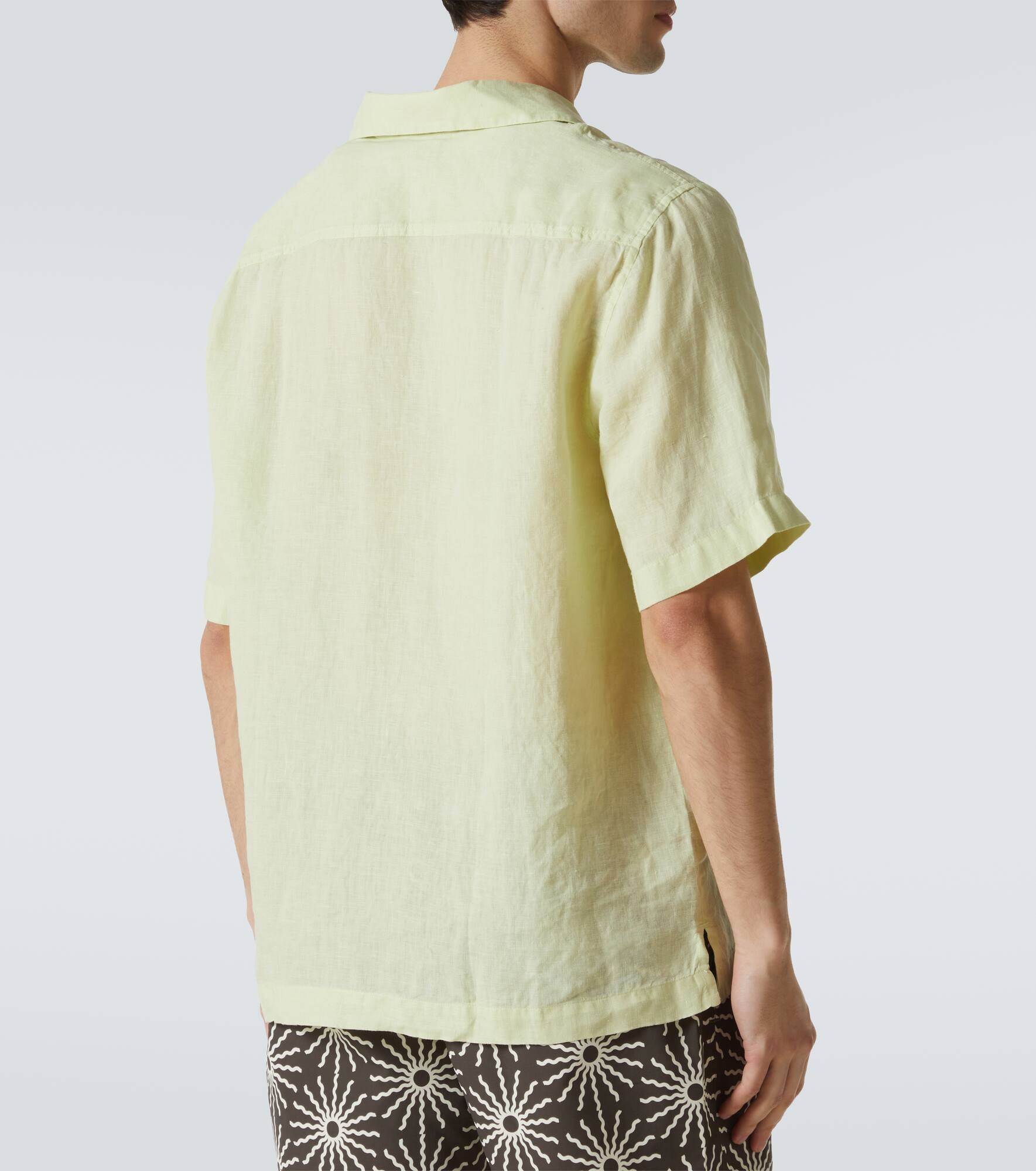 Angelo linen bowling shirt - 4