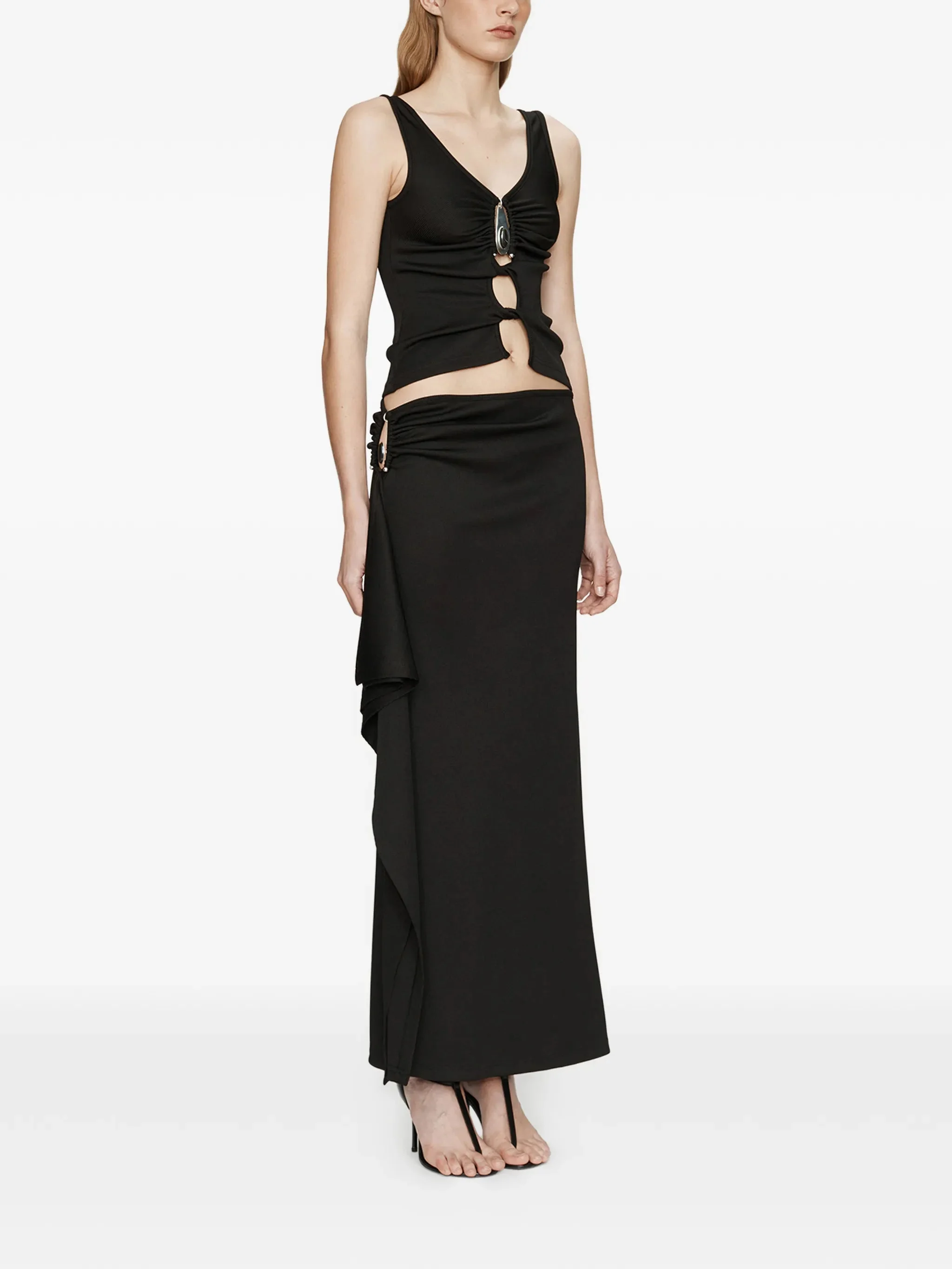 Christopher Esber Crystal-pendant Cascade Skirt - 1