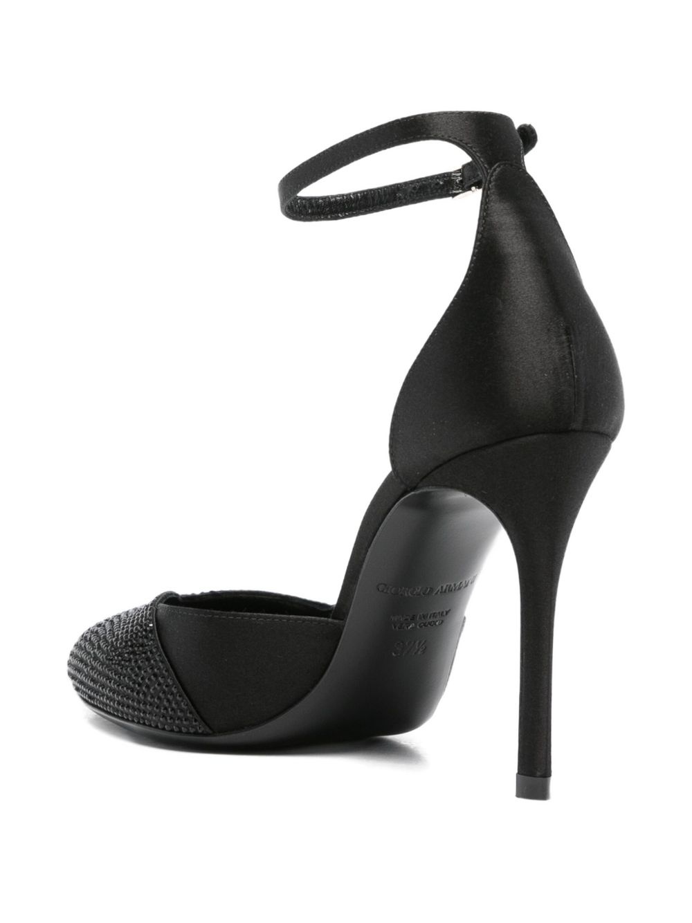 90mm crystal-embellished ankle-strap pumps - 3