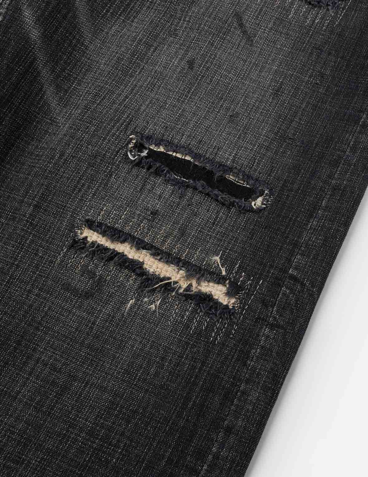 7-Pocket Design Washed Relax Vintage Straight Fit Jeans #2030 - 4