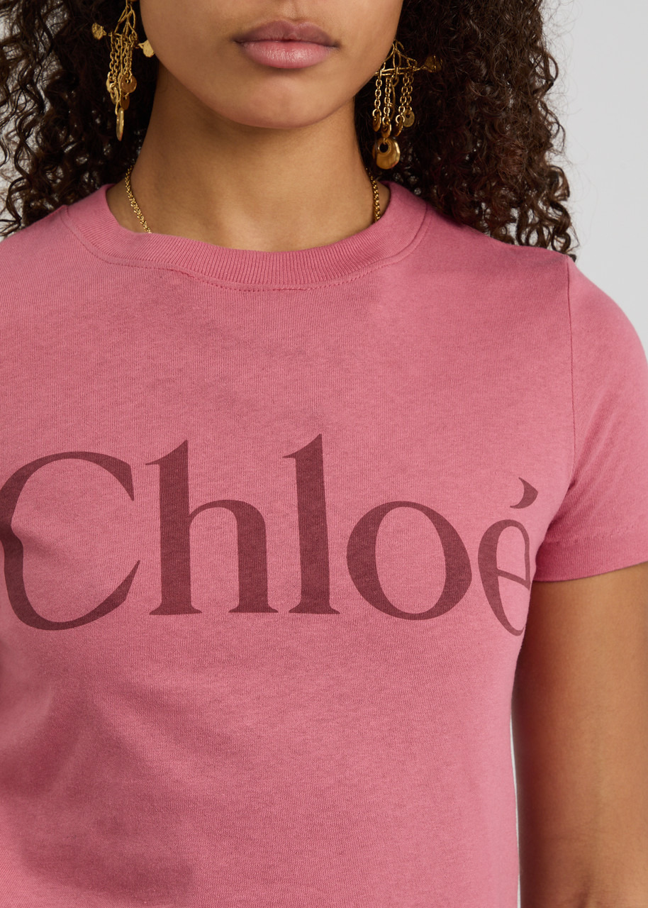 Chloe Logo-printed Cotton T-shirt - 5