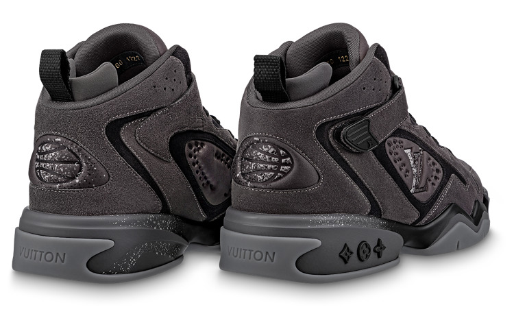 LOUIS VUITTON Trainer 2 Ankle Sneakers 'Grey' 1AB8U4 - 3