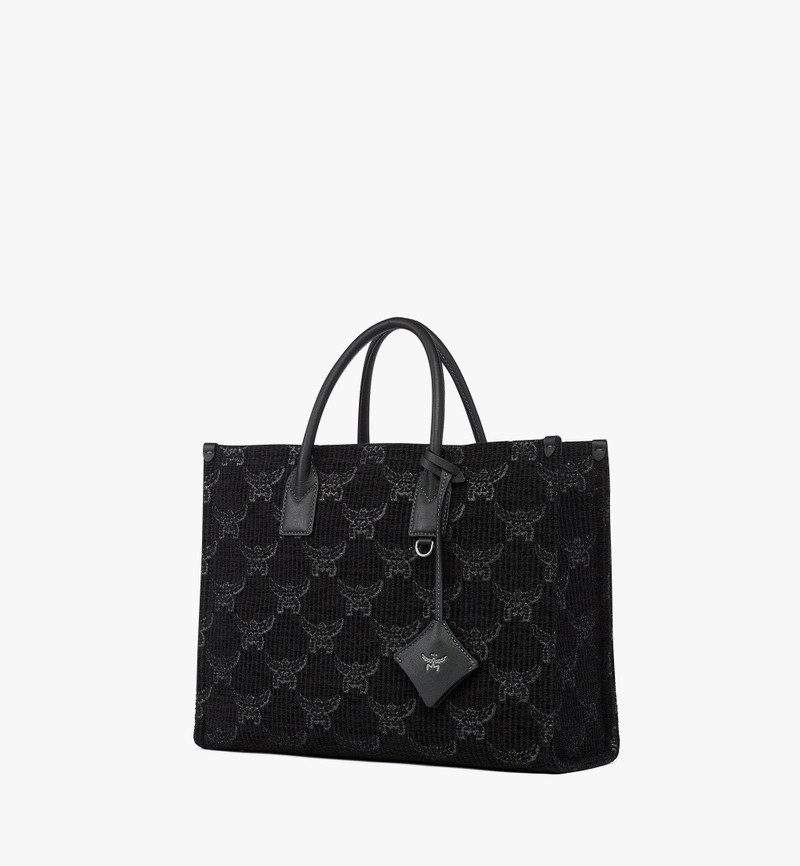 München Tote in Lauretos Lurex Jacquard 3