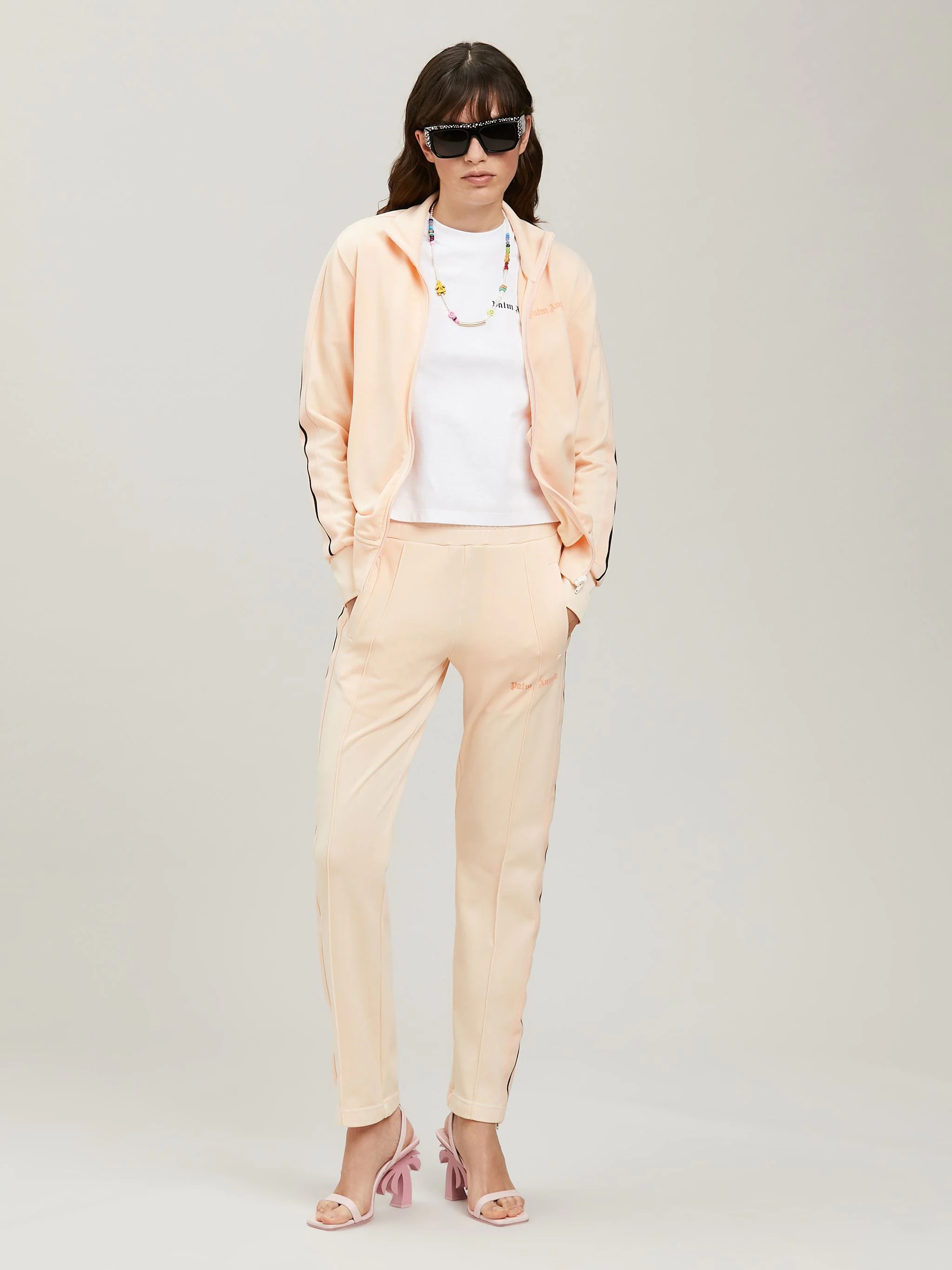 SALMON FLUO TRACK JACKET - 2