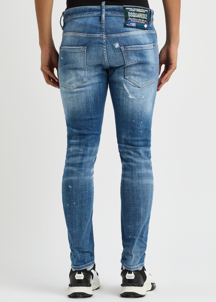 DSQUARED2 Skater Distressed Skinny Jeans - 3