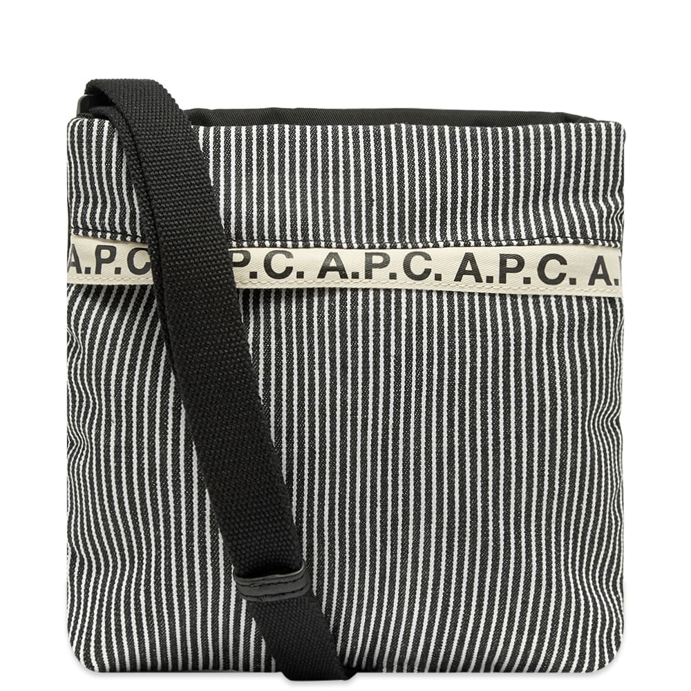 A.P.C. Taped Logo Stripe Sacoche - 1