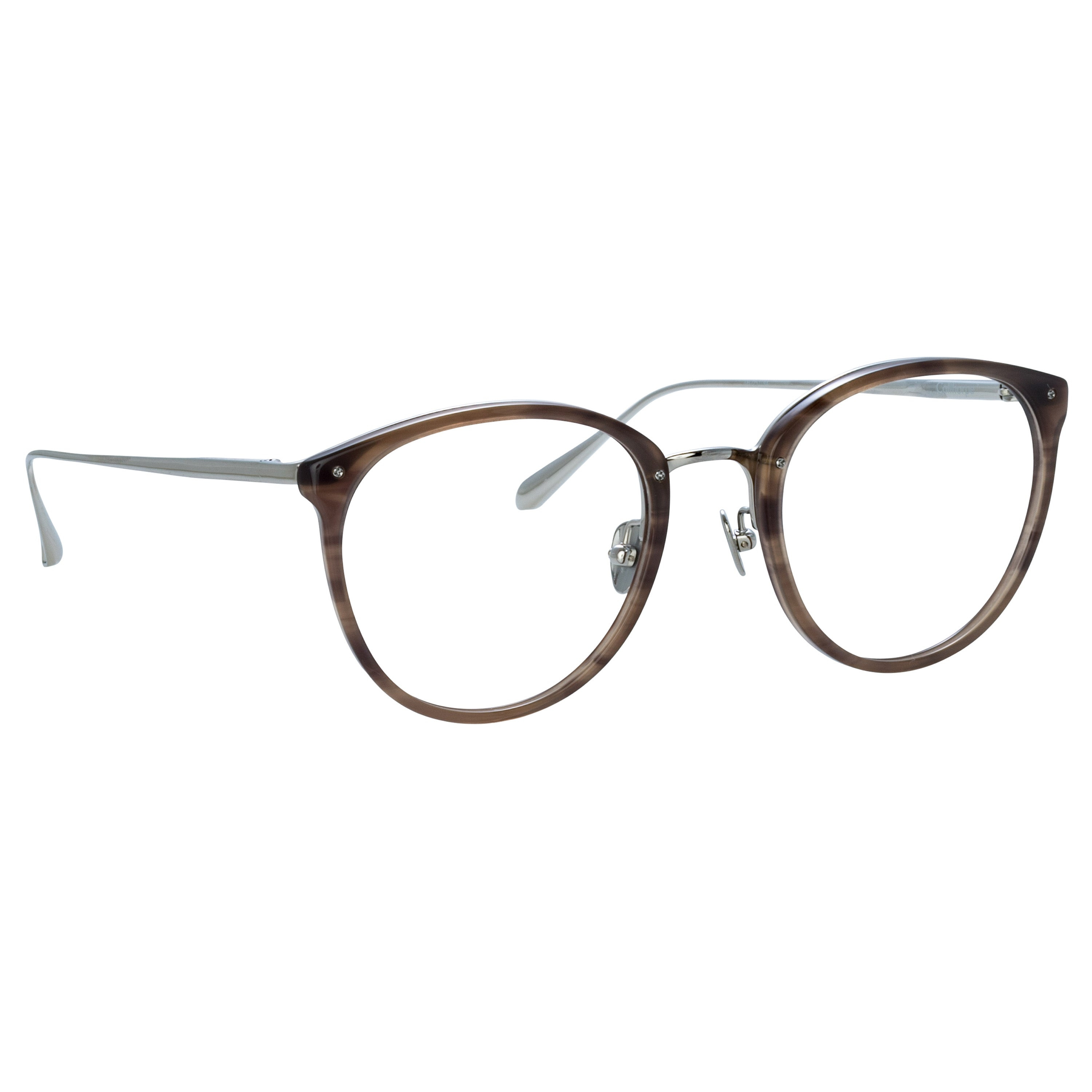 CALTHORPE OVAL OPTICAL FRAME IN GREY HORN - 2