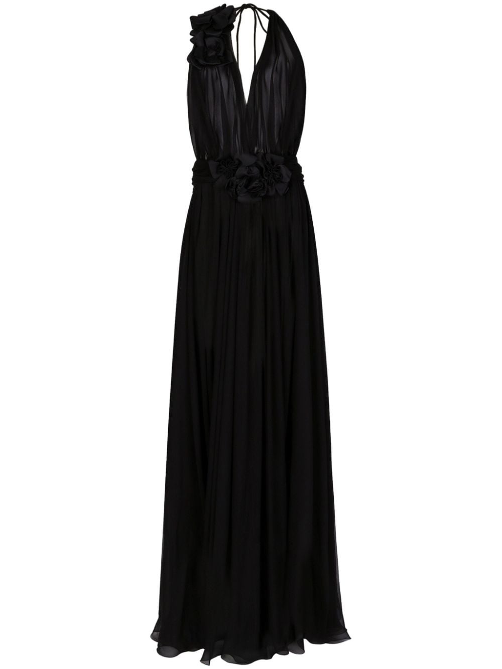 Dolce & Gabbana Silk Long Dress - 1