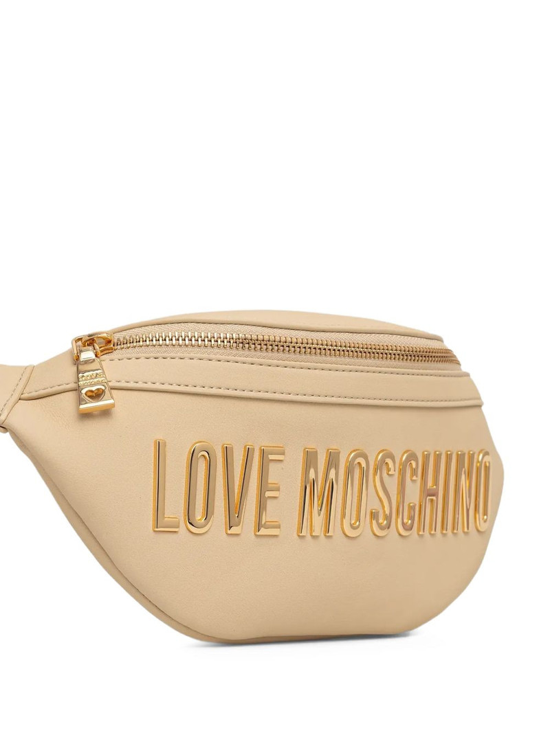 Moschino logo-detail buckle belt bag outlook