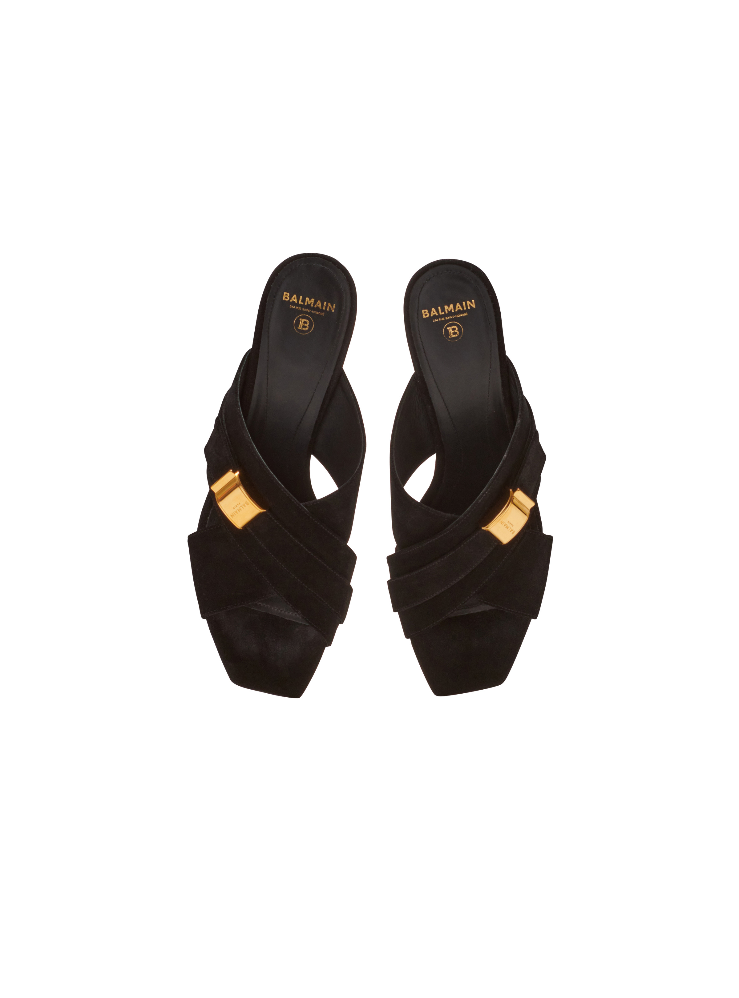 Uma mules in suede leather - 3