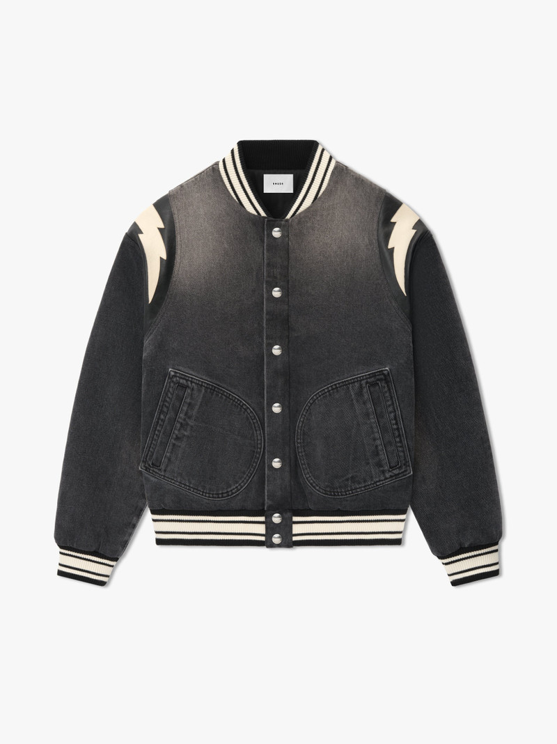 DENIM LIGHTING BOMBER - 1