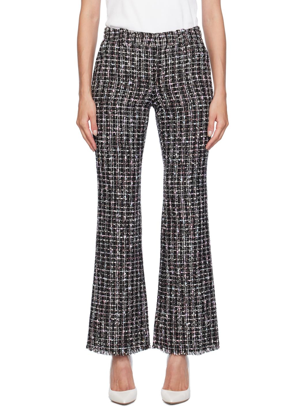 Black Flared Trousers - 1