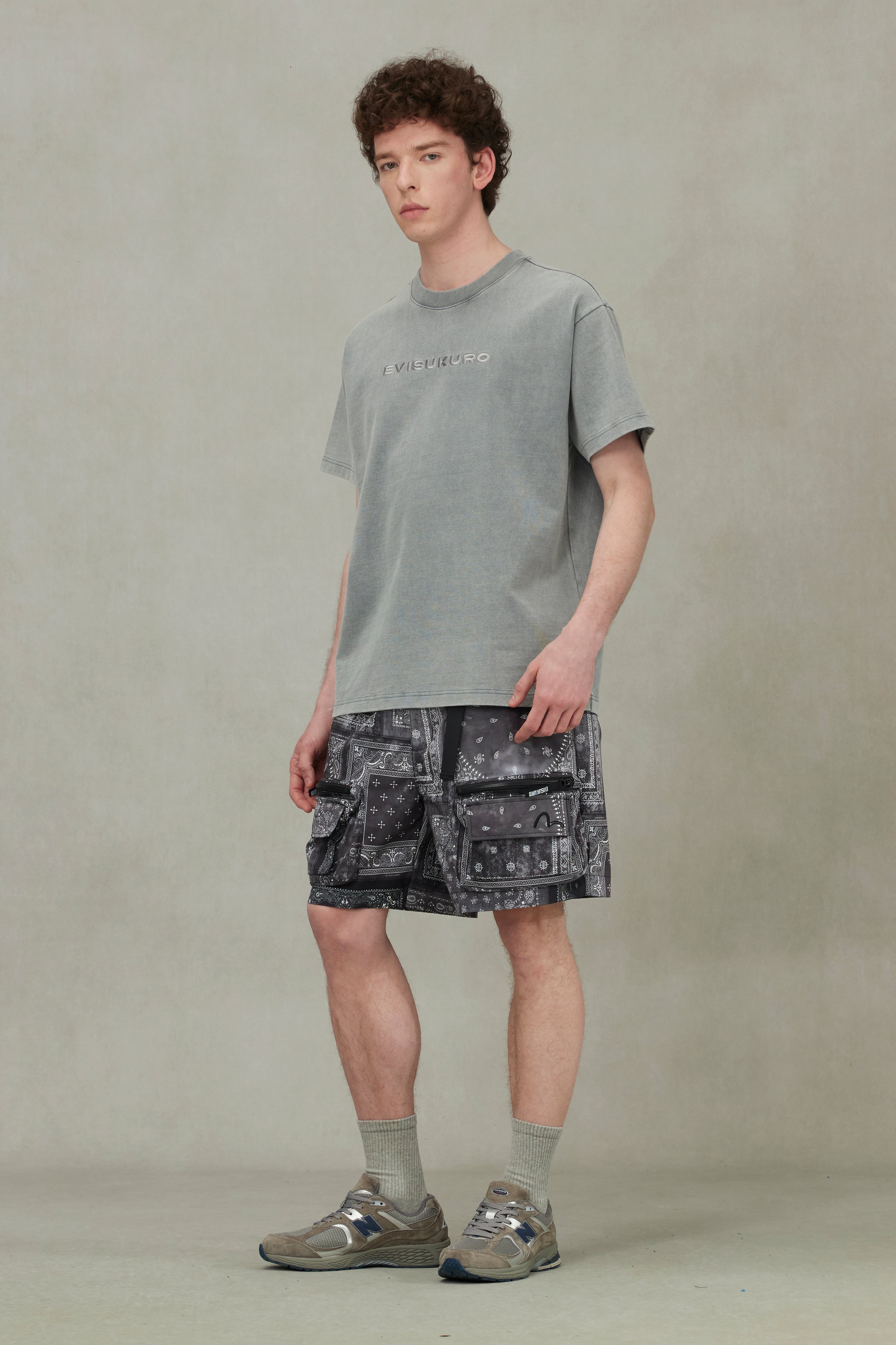 Logo Embroidery and Surf Camp Print Regular Fit T-shirt - 3