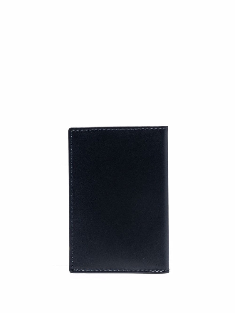 Comme Des Garçons logo-stamp folding wallet outlook