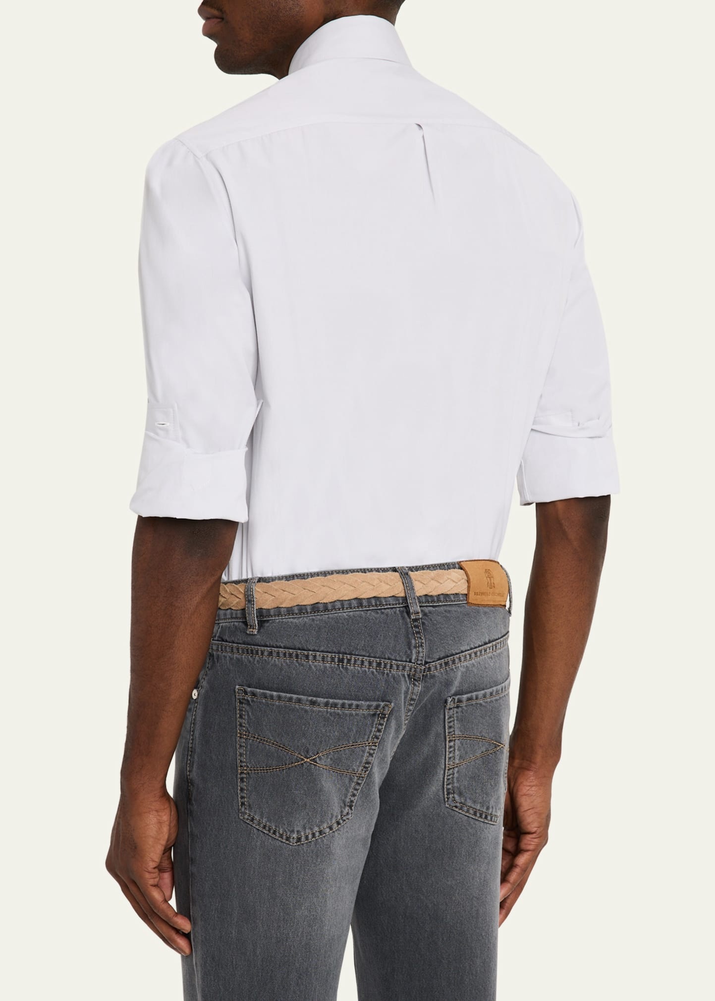 Men's Cotton Canvas Dress Shirt - 3