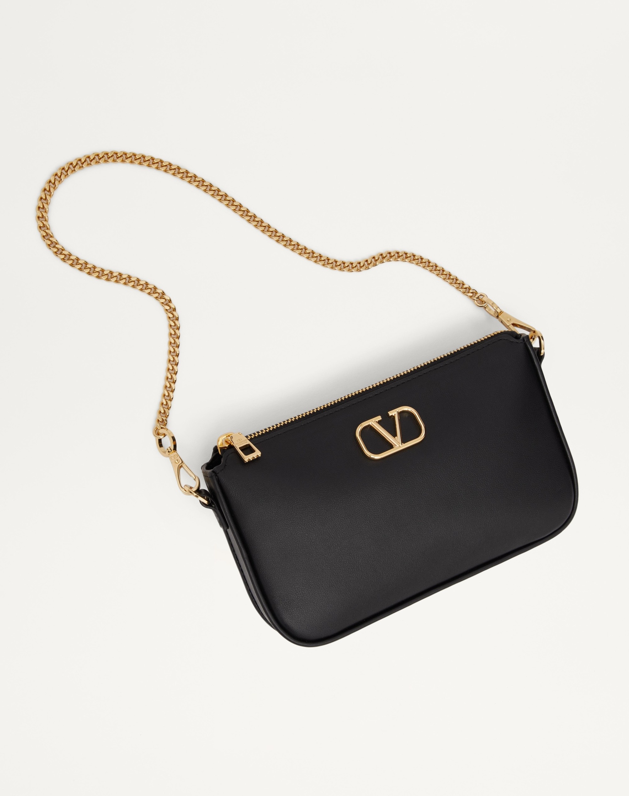 MINI VLOGO SIGNATURE CALFSKIN CROSSBODY BAG - 5