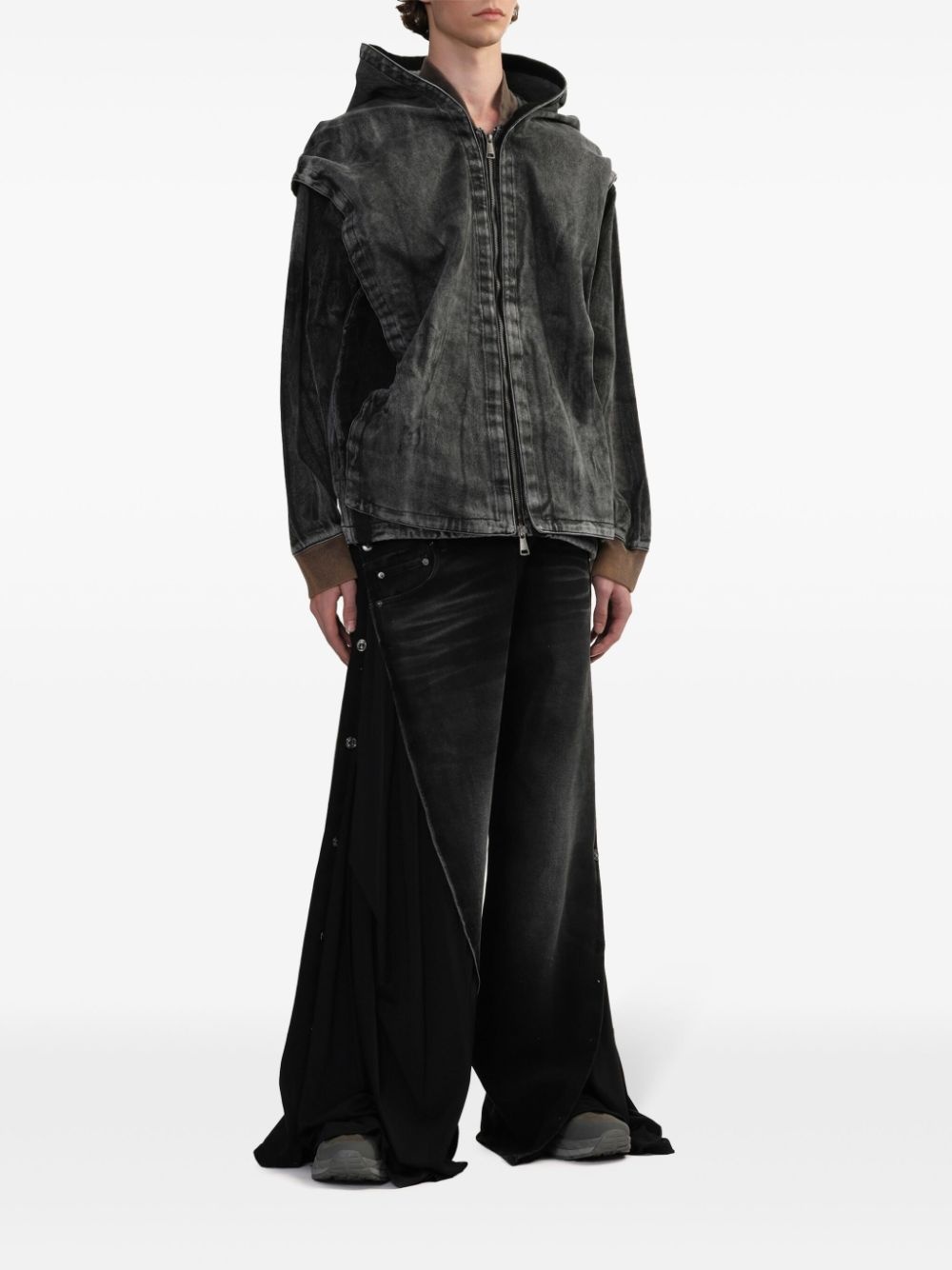 wide-leg jeans - 2
