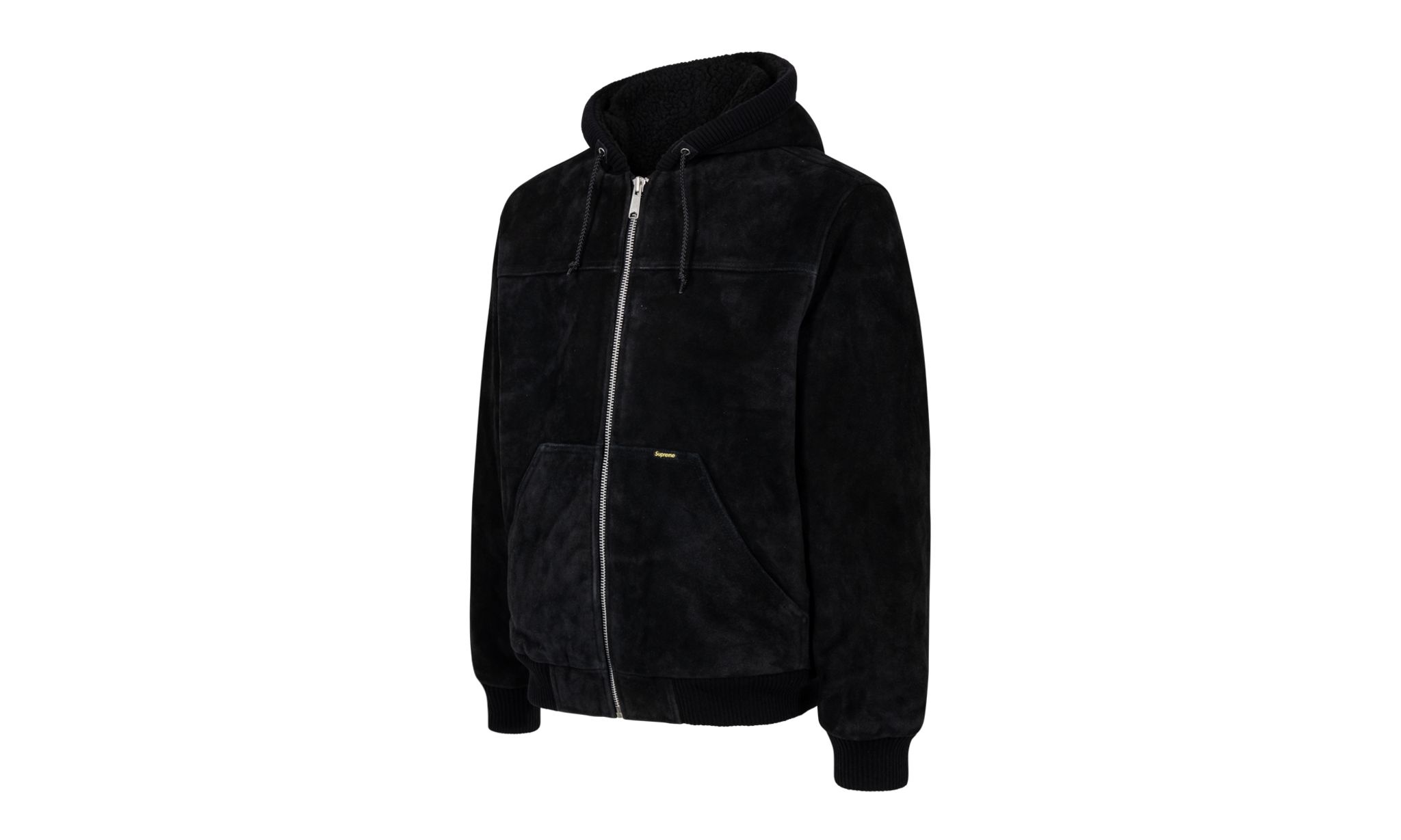 Suede Hooded Work Jacket - 2