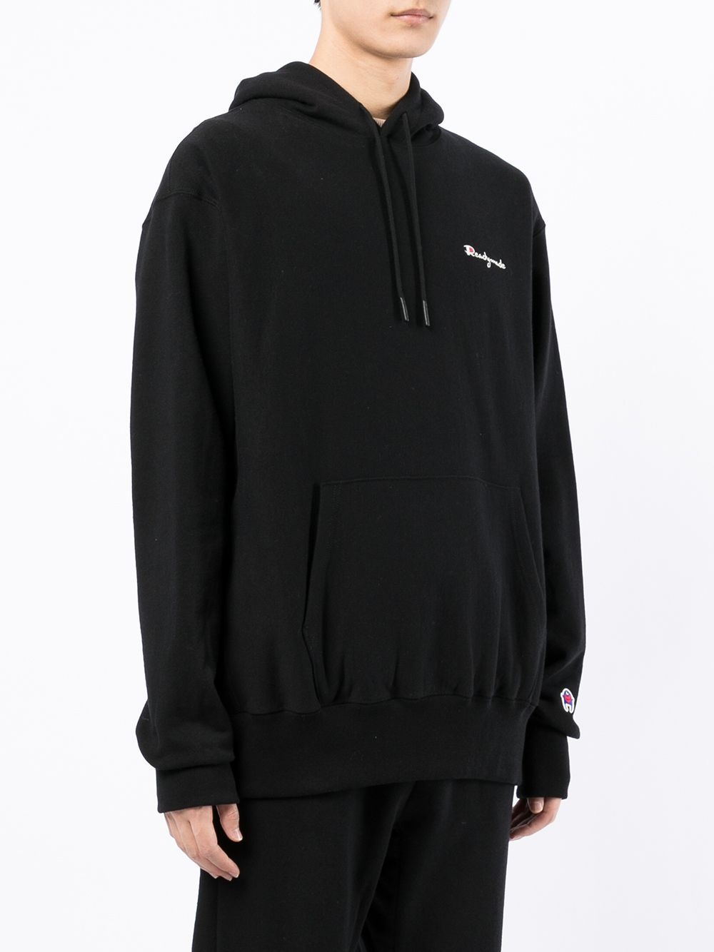 embroidered logo long-sleeve hoodie - 5