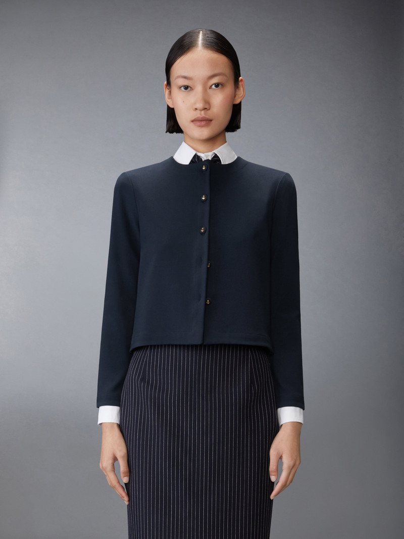 Thom Browne COMPACT MILANO CREW NECK CARDIGAN outlook