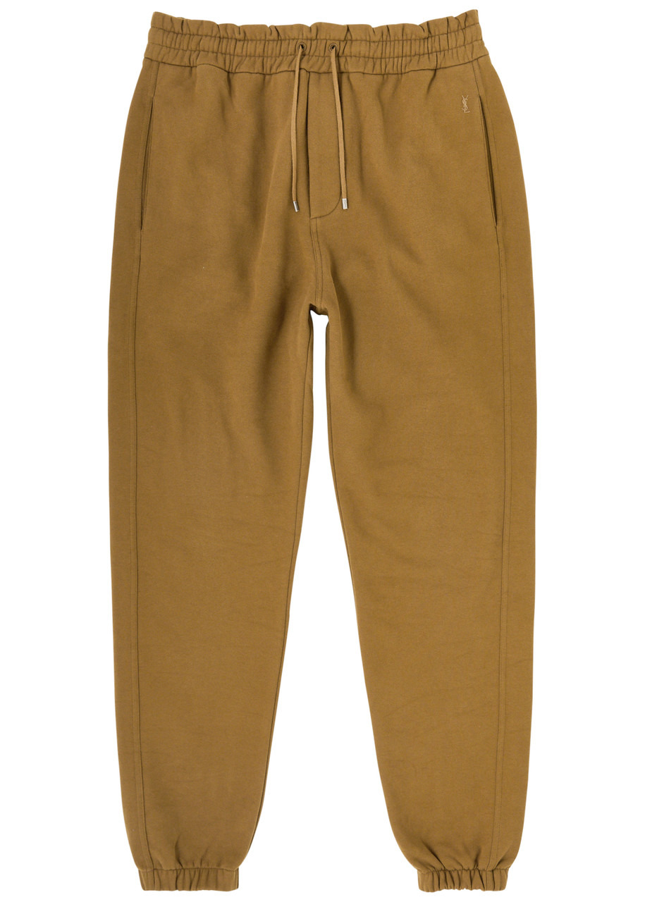 Saint Laurent Logo-embroidered Cotton Sweatpants - 1