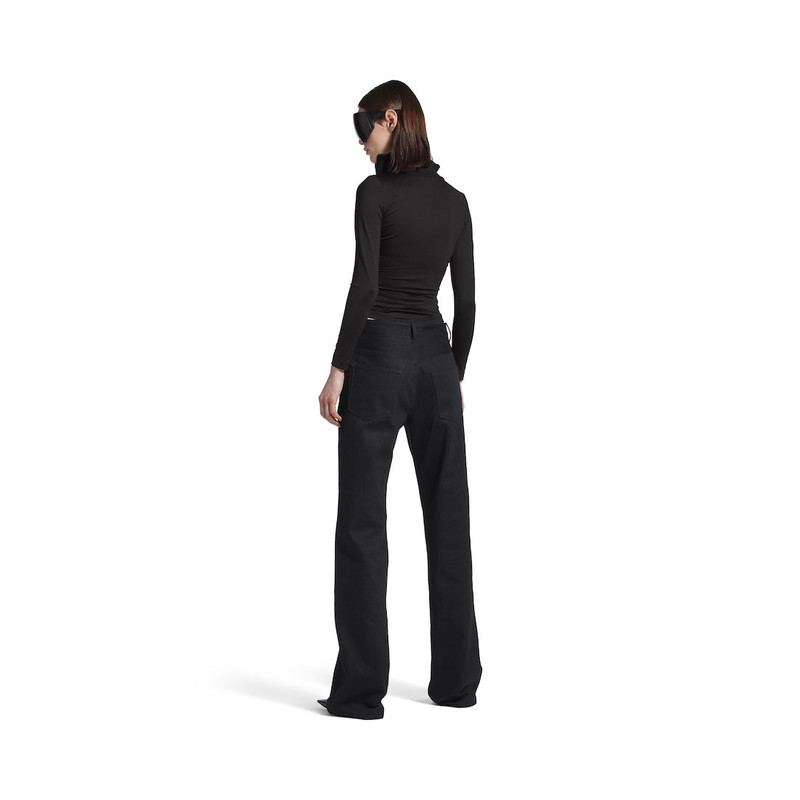 Women's Bra Cup Zip-up Jacket in Black 4
