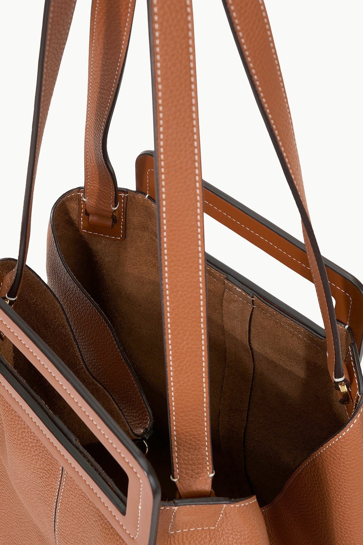 STAUD GRANDE TOTE BAG TAN - 9