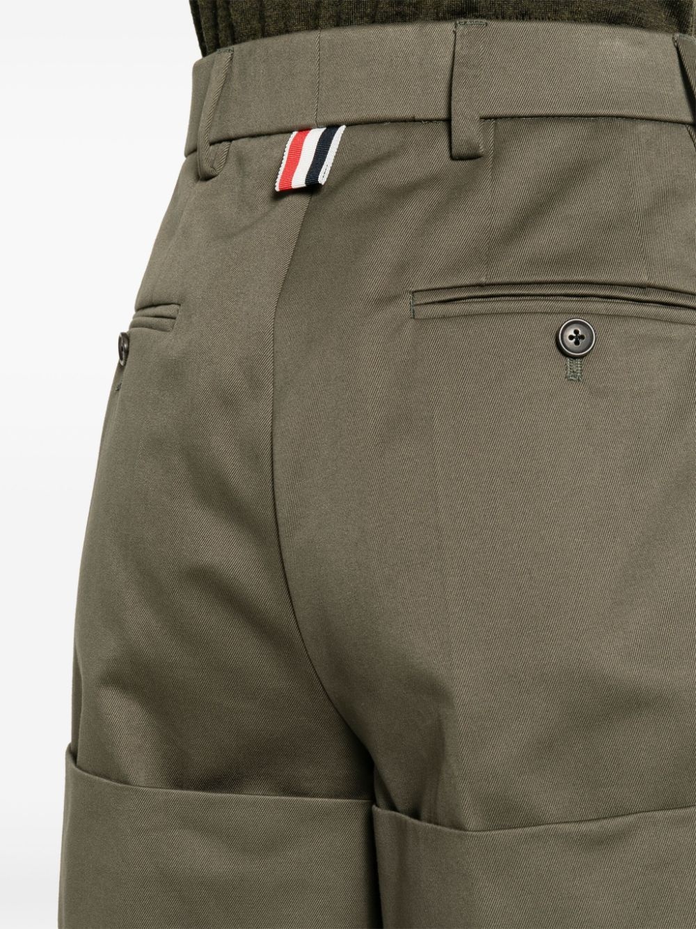 tailored cotton shorts - 5