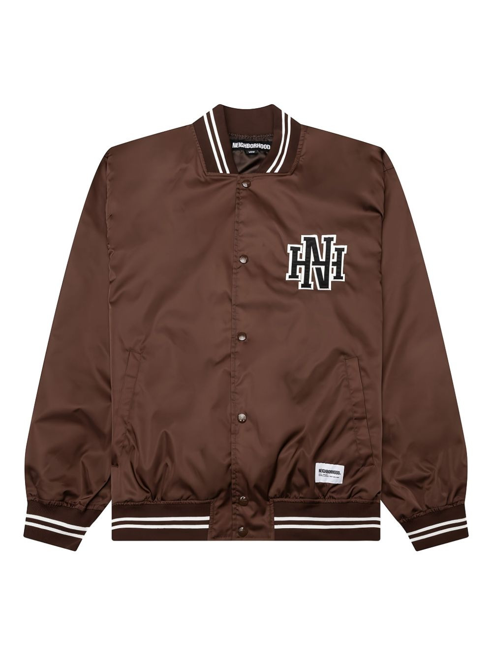 logo-detail bomber jacket - 1