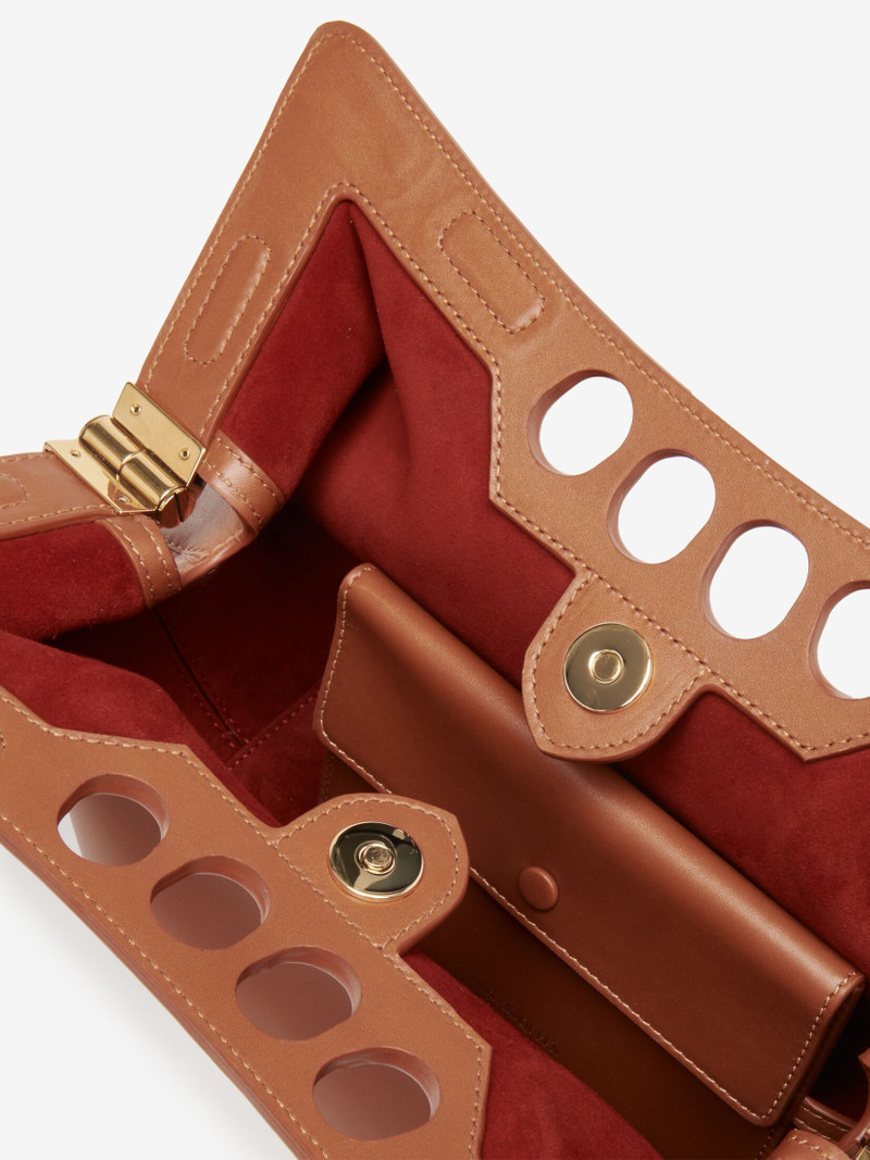 Women's The Peak Bag Small in Caramel Tan 4