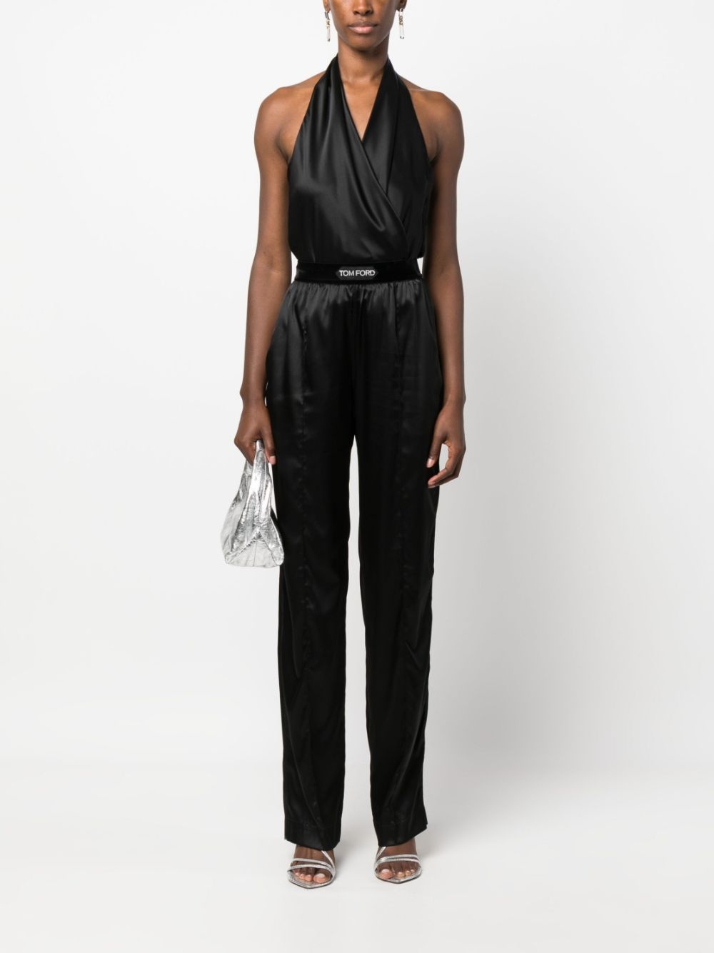 パンツ TOM FORD STRETCH SILK SATIN PIJAMAS TROUSERS Tom Ford Stretch Silk Satin Pijamas Trousers Clothing In