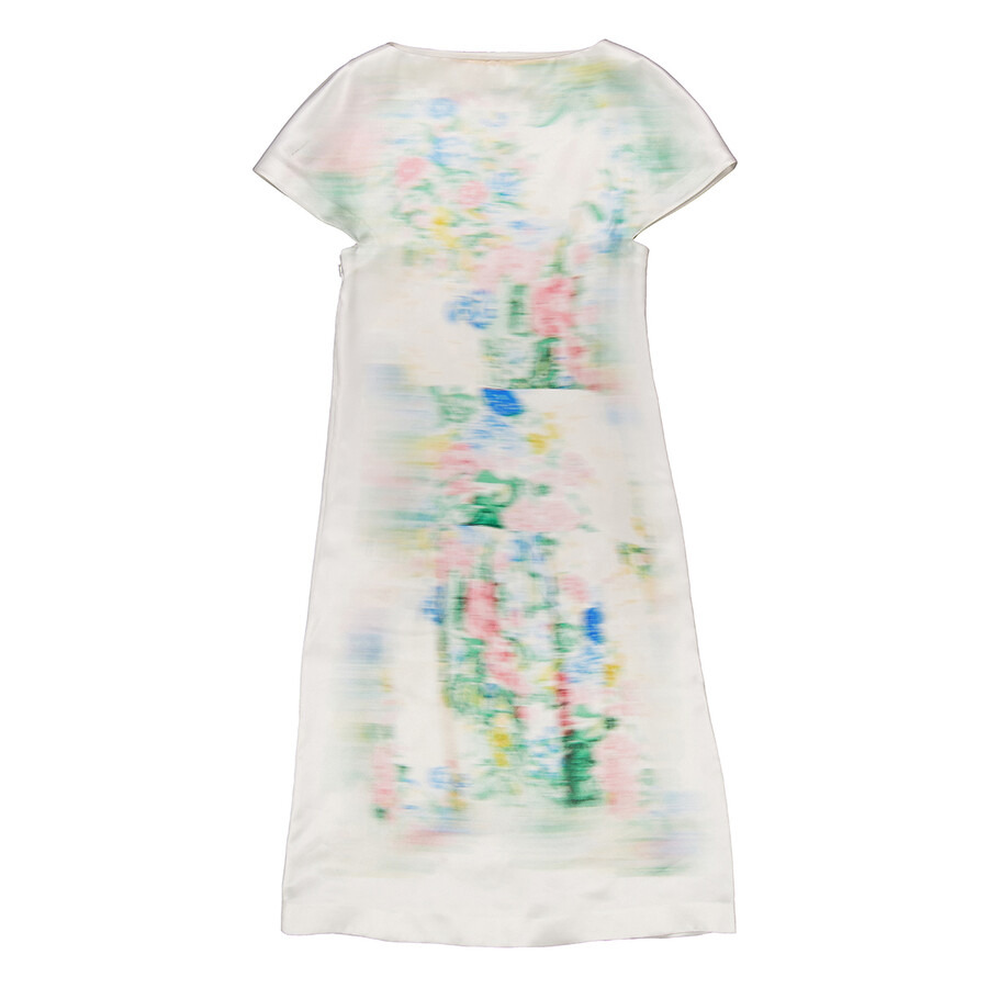 Loewe Attern-Printed Short-Sleeved Silk Dress - 7