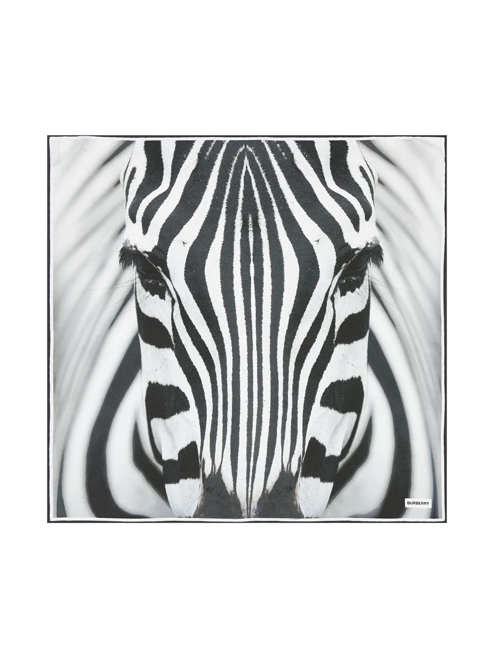 zebra print scarf - 2