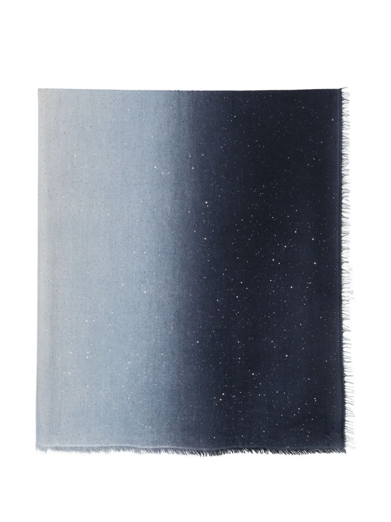 Luccicante sequin-embellished scarf 1