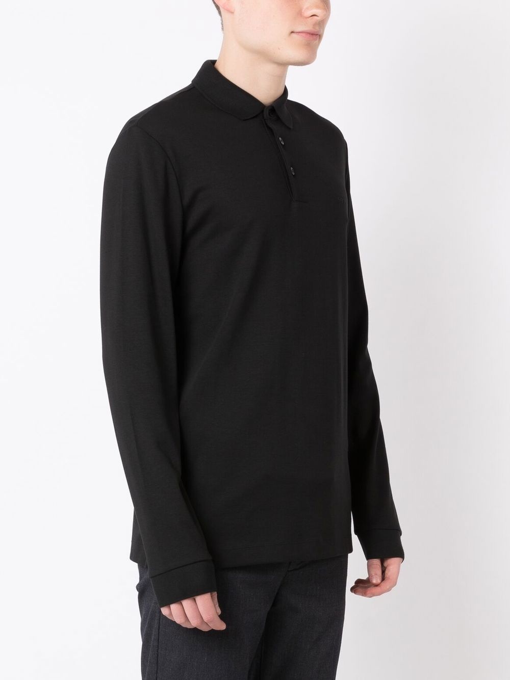long-sleeved polo shirt - 3
