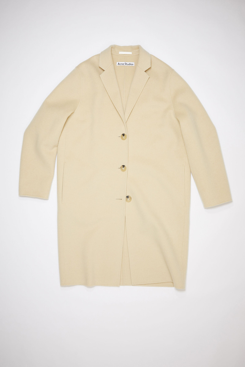 Single-breasted coat - Cold beige 5