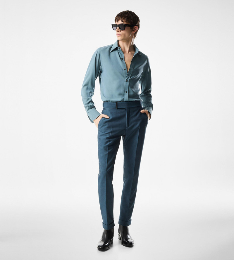 TOM FORD SILK PARACHUTE SLIM FIT SHIRT outlook