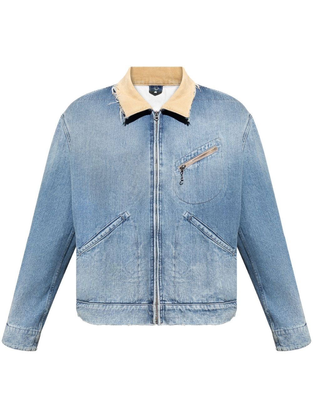 DENIM BOMBER JACKET - 1