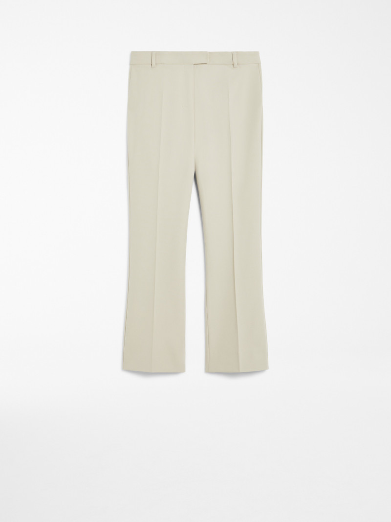 FATINA Slim-fit stretch cotton and viscose trousers - 1