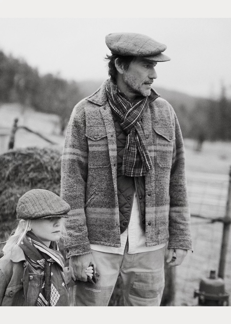 Plaid Double-Faced Cotton Scarf 6