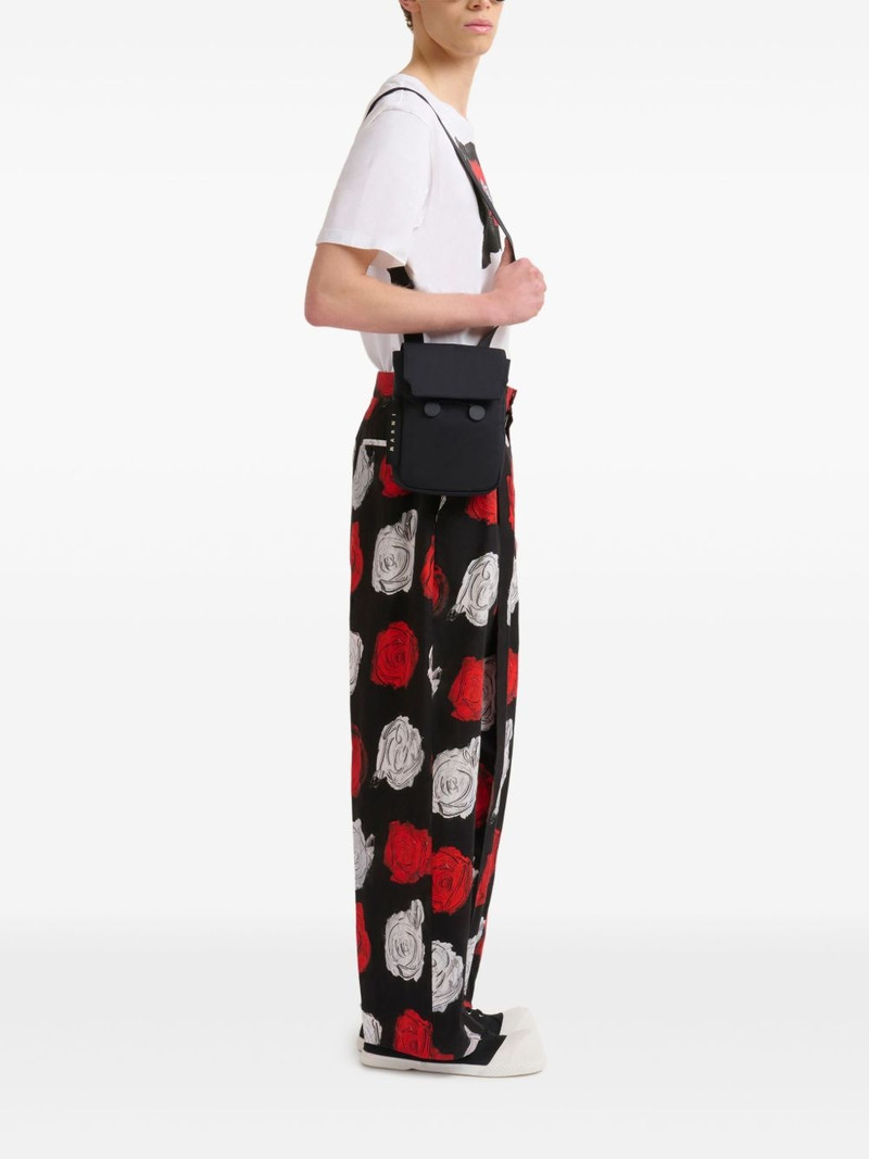 Marni logo-lettering crossbody bag outlook