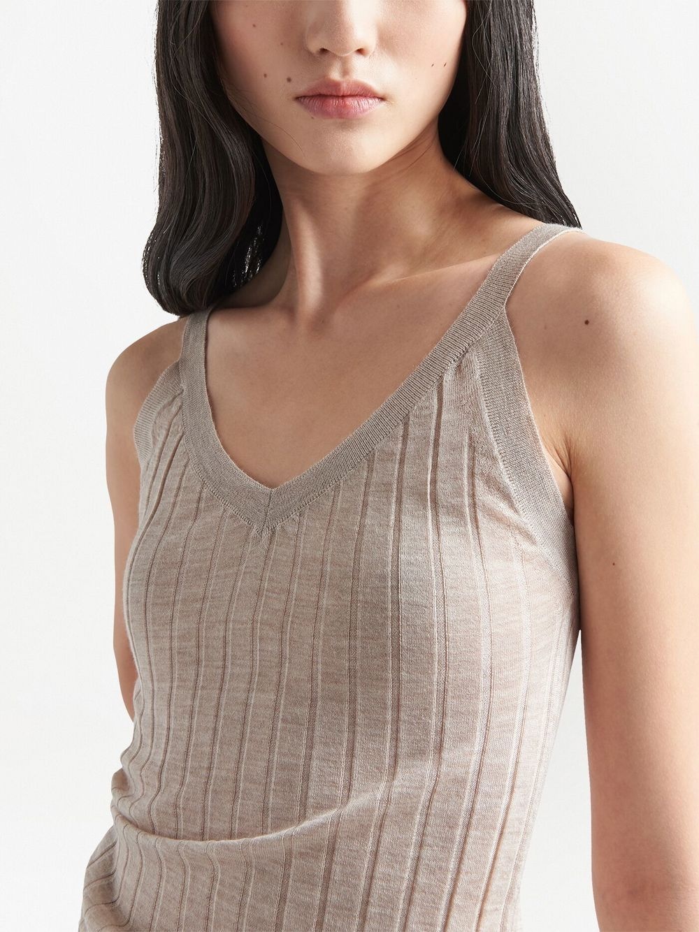 ribbed cashmere tank top - 4