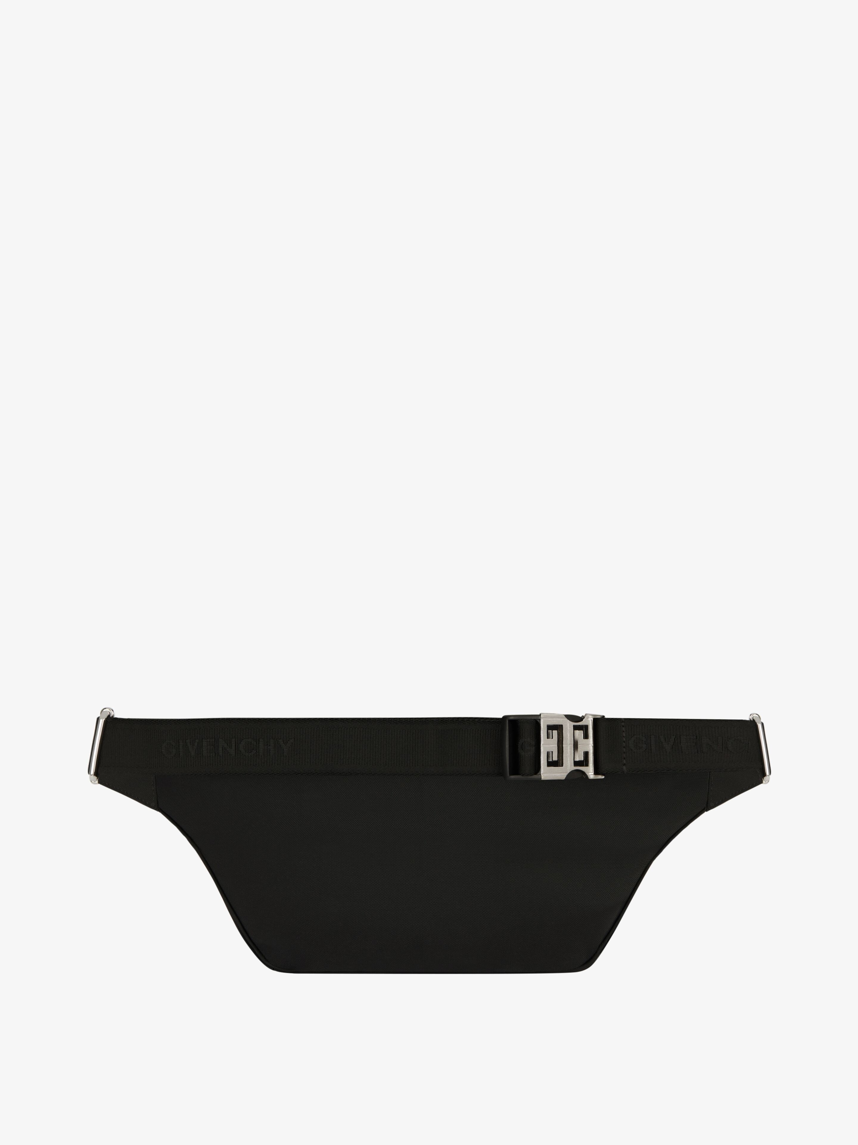 ESSENTIAL U BUMBAG IN NYLON WITH GIVENCHY EMBROIDERY - 4