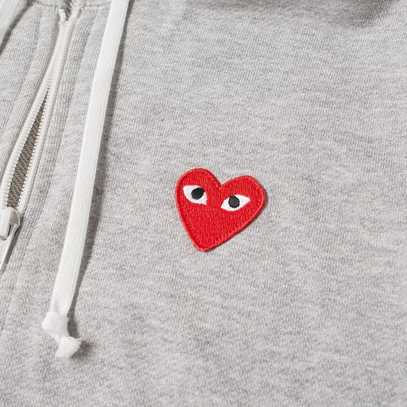 Comme des Garçons Play Comme des Garcons Play Women's Red Heart Full Zip Backprint outlook