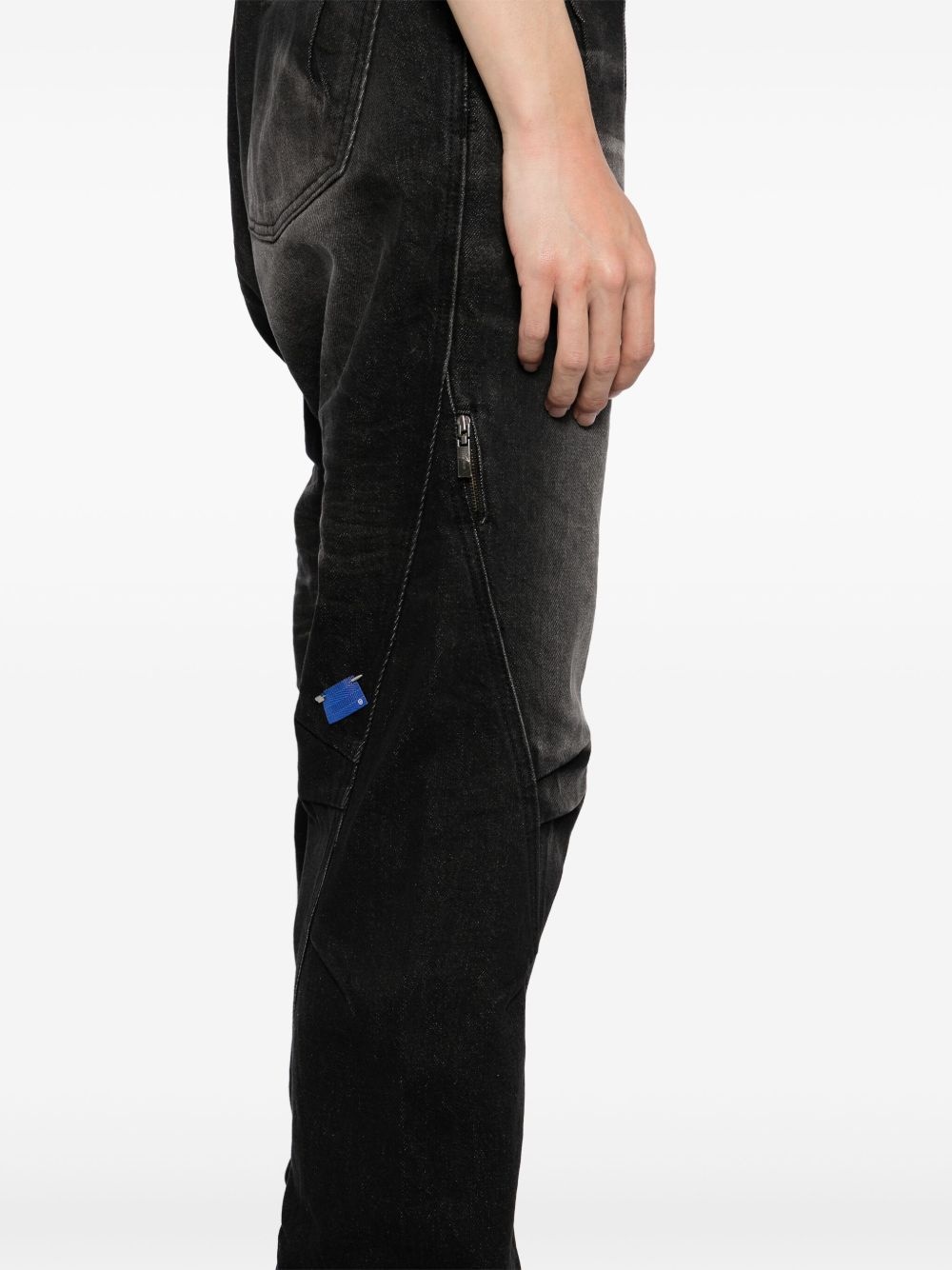 curved fit jeans - 5