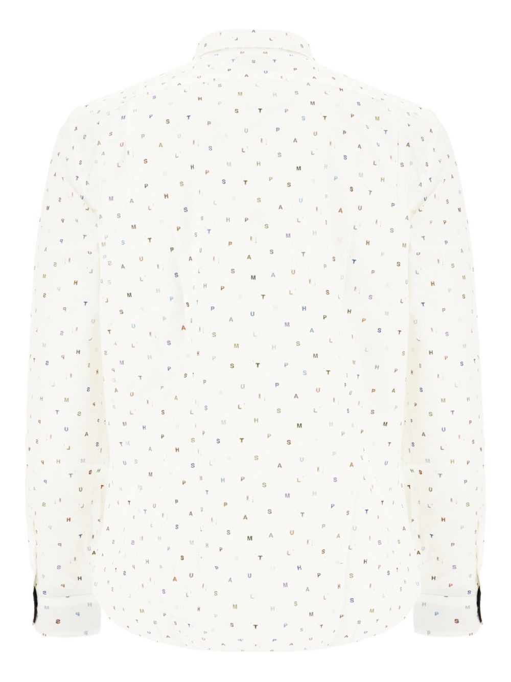 letter-print shirt - 2