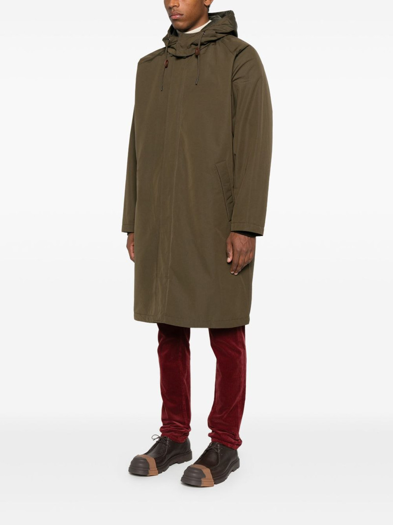 corduroy-trim hooded coat 3