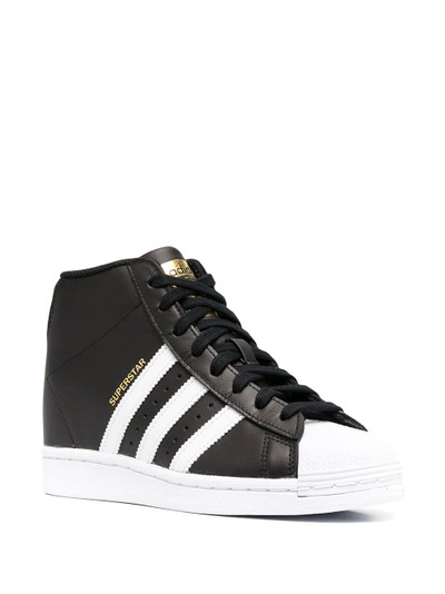 adidas Superstar Up leather high-top sneakers outlook